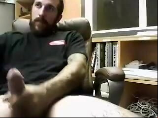 masturbation Sexy homosexual is jerking off alongside the apartment and intense himself on webcam gay